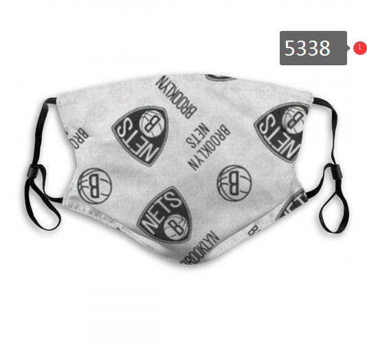 2020 NBA Brooklyn Nets Dust mask with filter->nba dust mask->Sports Accessory